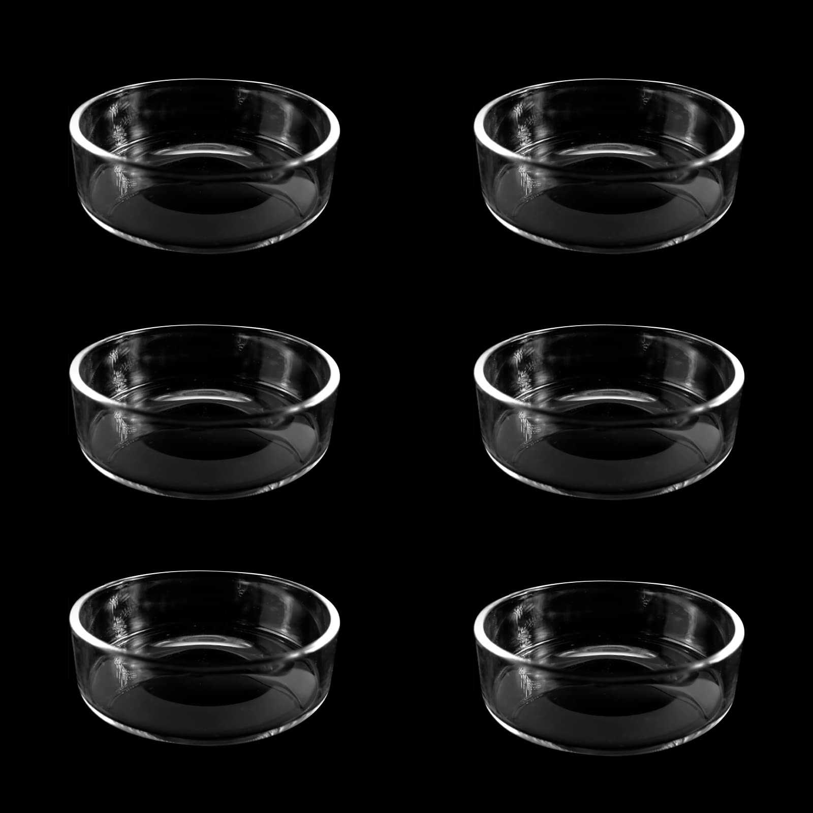 Glass Dessert Bowls Set - 6 Piece