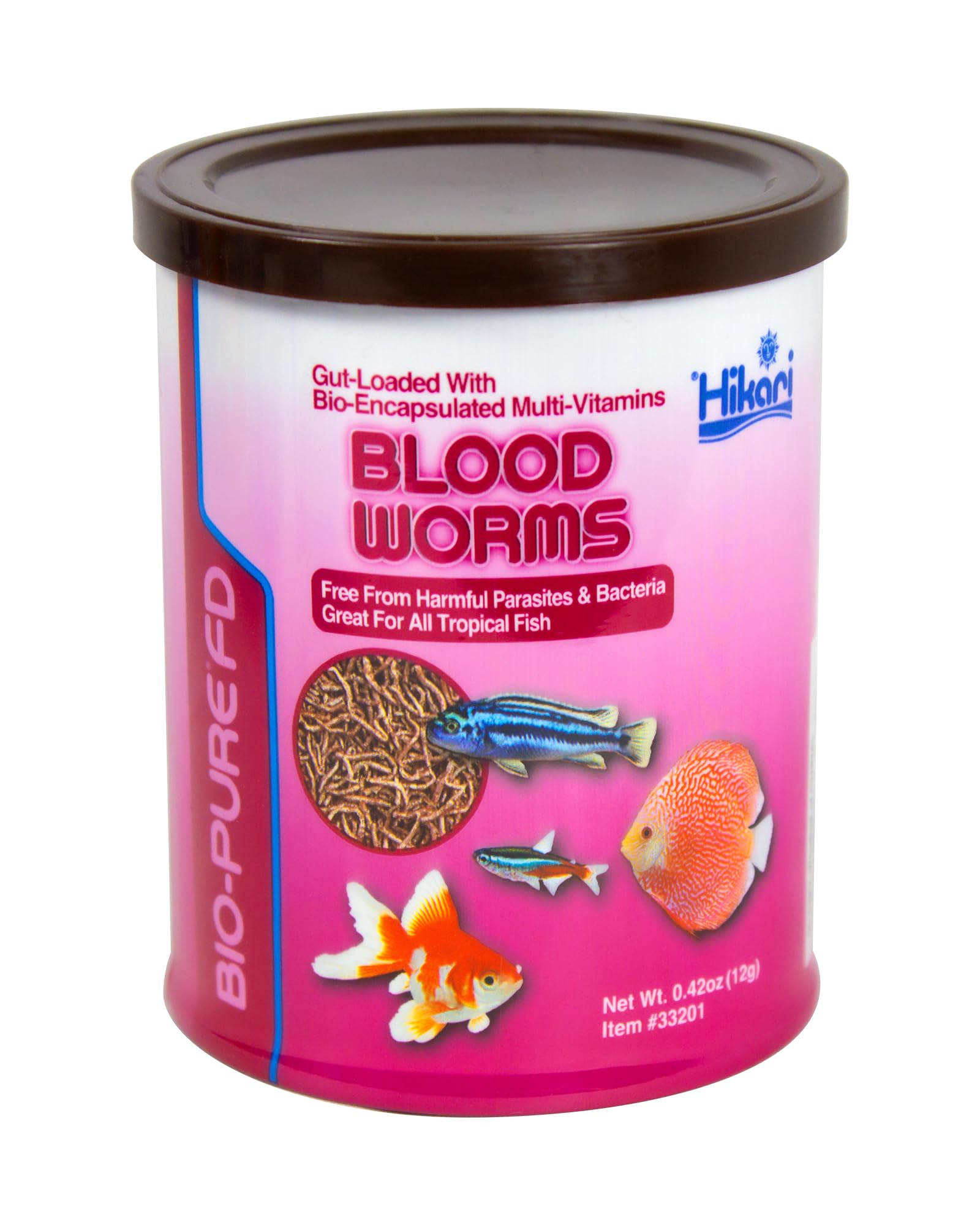 Hikari Bio-Pure FD Blood Worms for Tropical Fish