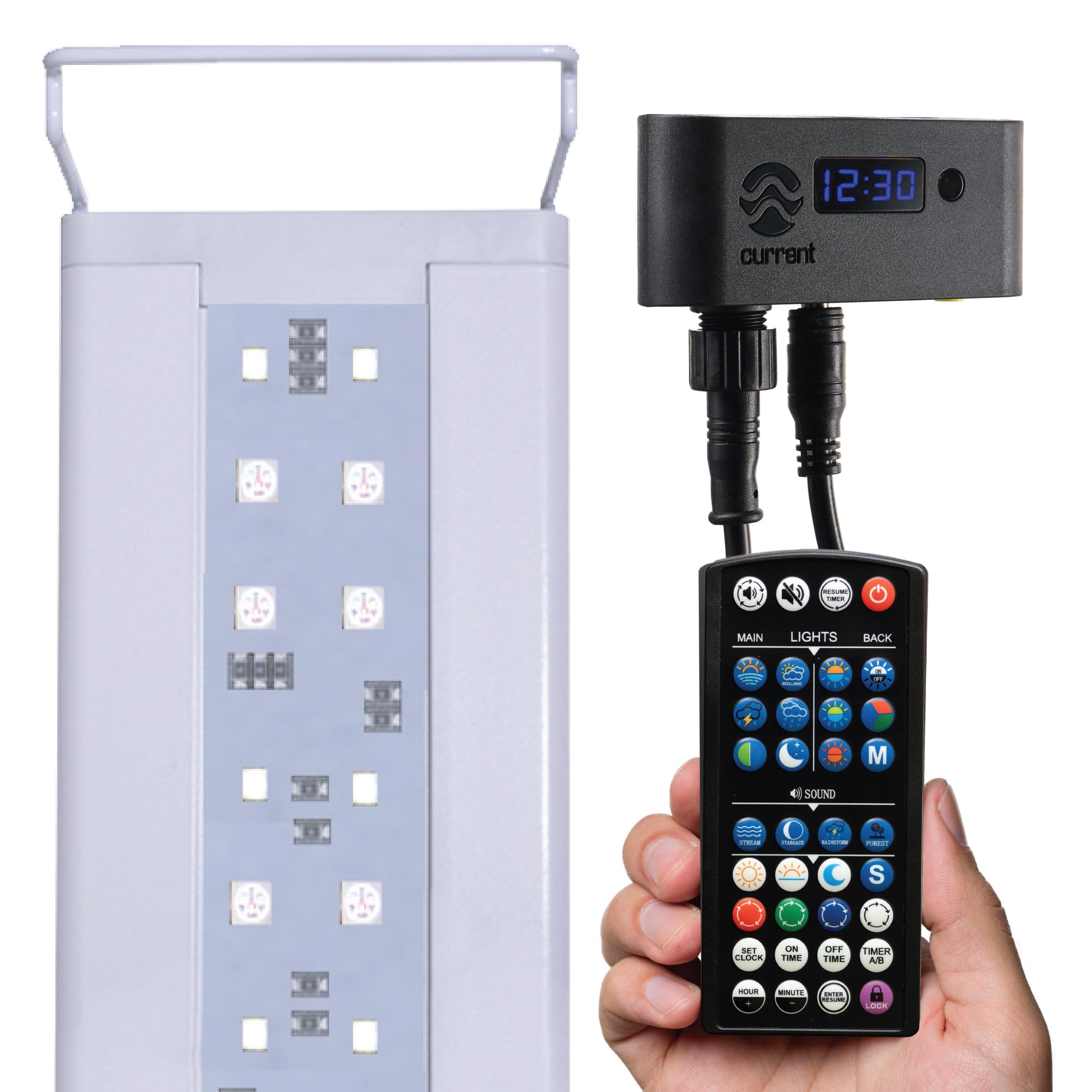 LED Aquarium Light with Remote and Digital Timer