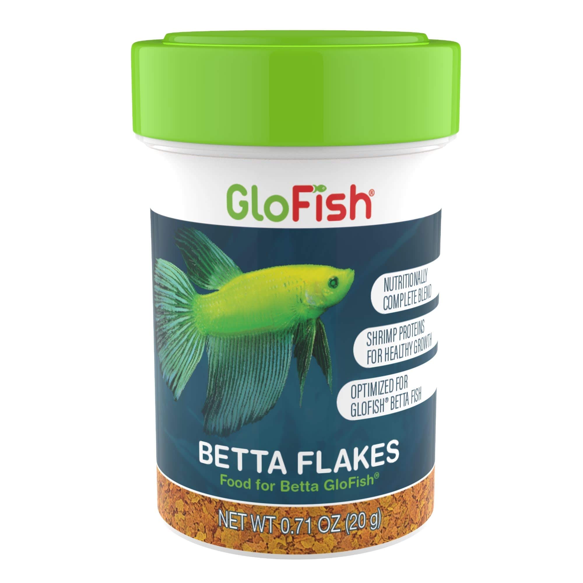 GloFish Betta Flakes - Nutritious Food for Betta Fish