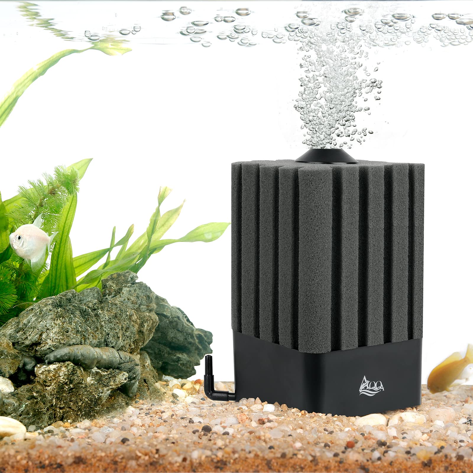 Aquarium Corner Sponge Filter