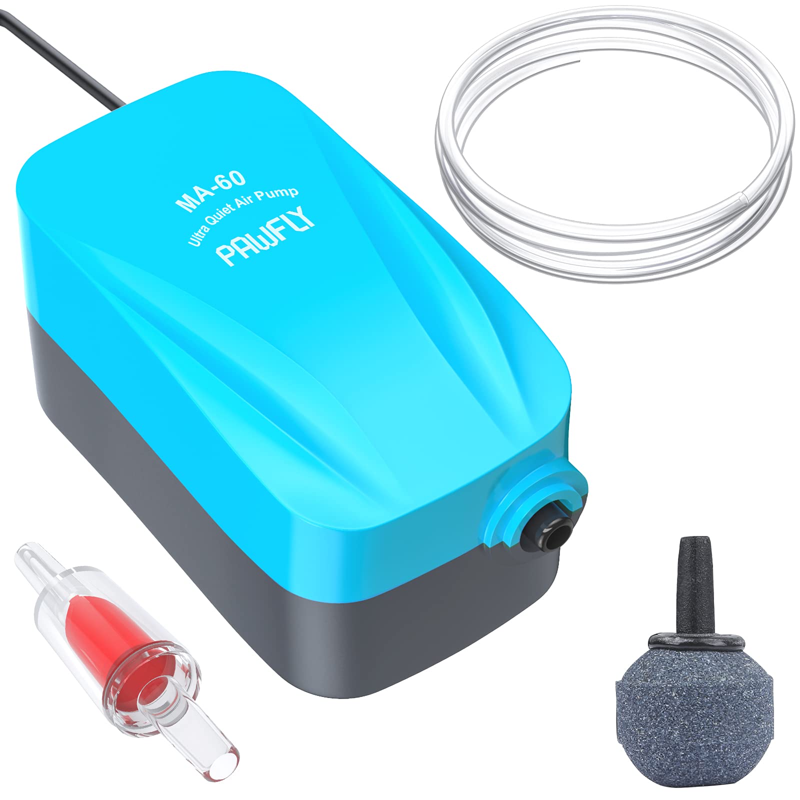 MA-60 Ultra Quiet Aquarium Air Pump with Accessories