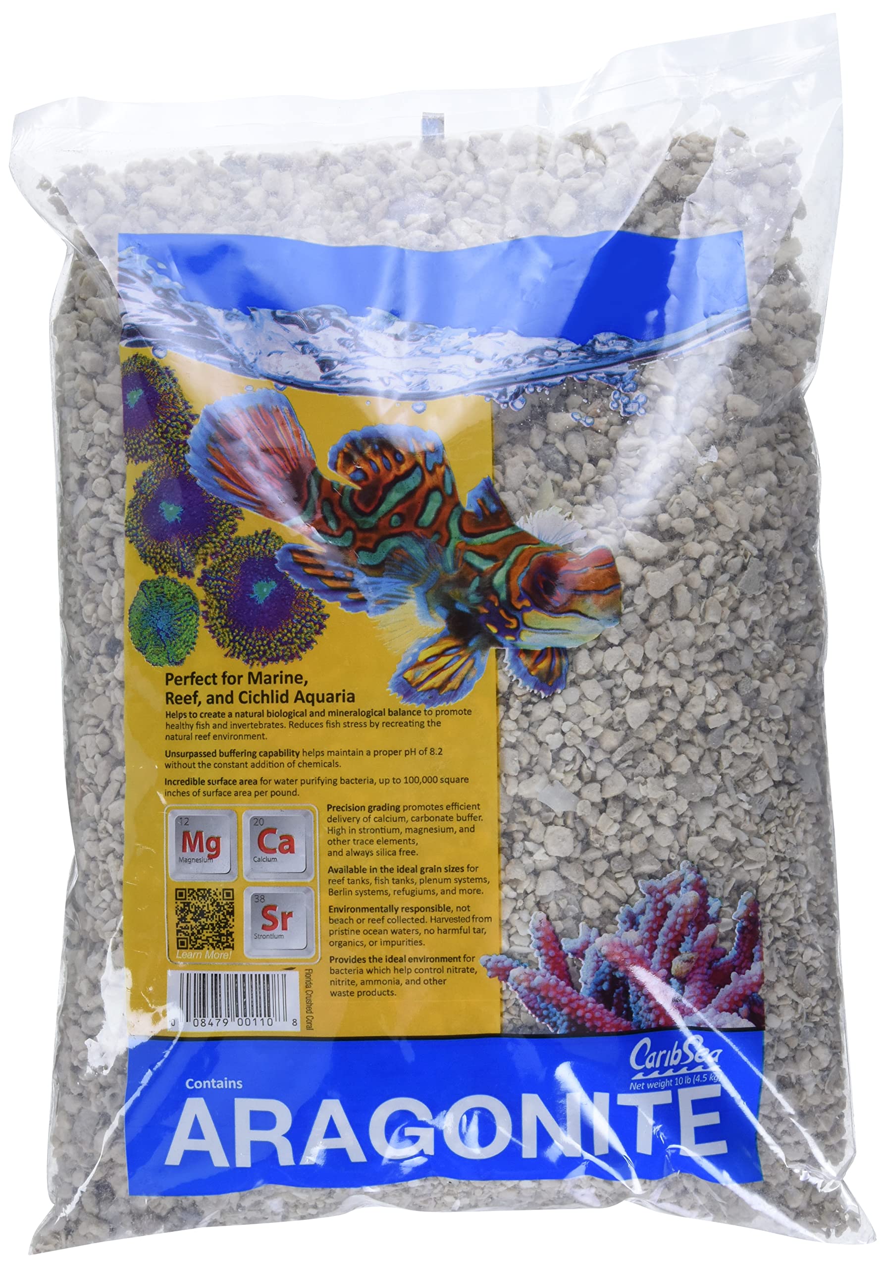 CaribSea Aragonite Aquarium Sand for Marine and Reef Aquariums