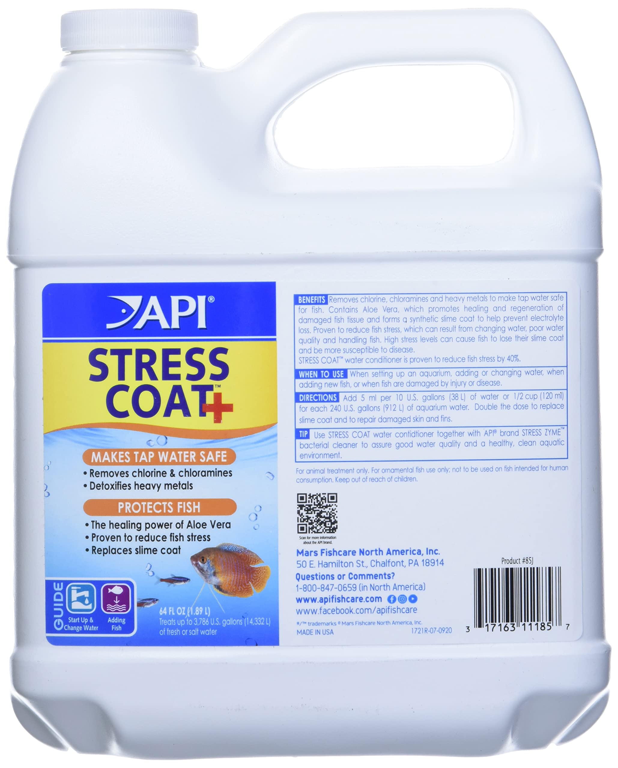 API Stress Coat+ Water Conditioner 64 oz